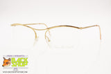 JEAN DE CARLO Vintage Eyeglass frame half rimmed, Women's eyeglass frame 52[]16, New Old Stock 1970s