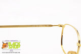 SWING by LASTES mod. M TANGOS Vintage rectangular frame glasses, golden & black, New Old Stock