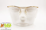 JEAN DE CARLO Vintage Eyeglass frame half rimmed, Women's eyeglass frame 52[]16, New Old Stock 1970s