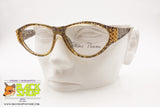 PALOMA PICASSO 3791 80 Vintage frame eyeglass,  decoupage pattern acetate golden details, New Old Stock 1990s