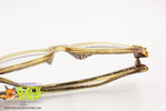 PALOMA PICASSO 3791 80 Vintage frame eyeglass,  decoupage pattern acetate golden details, New Old Stock 1990s