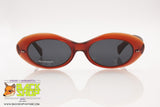 BLUE BAY by SAFILO B&B 24/S Oval Cat eye Sunglasses, Red opaque acetate, New Old Stock 1990s