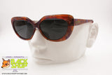 MIMMINA R321 Vintage women's Sunglasses, Amber & Violet glittered acetate, New Old Stock 1980s