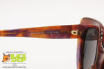 MIMMINA R321 Vintage women's Sunglasses, Amber & Violet glittered acetate, New Old Stock 1980s
