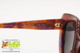 MIMMINA R321 Vintage women's Sunglasses, Amber & Violet glittered acetate, New Old Stock 1980s