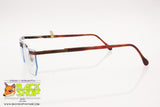 FILOU SQUARE mod. 8815 Made in Italy, Hype flat top eyeglass frame, copper color, New Old Stock