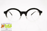 EXESS mod. 3-1875 A032 DZ Round Sunglasses frame, bicolor black & clear, New Old Stock 2000s