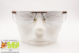 FILOU SQUARE mod. 8815 Made in Italy, Hype flat top eyeglass frame, copper color, New Old Stock