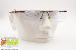 FILOU SQUARE mod. 8815 Made in Italy, Hype flat top eyeglass frame, copper color, New Old Stock