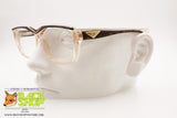 SAFILO EMOZIONI 10 Vintage eyeglass/sunglasses frame, Clear & brown wooden effect, New Old Stock