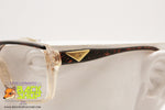 SAFILO EMOZIONI 10 Vintage eyeglass/sunglasses frame, Clear & brown wooden effect, New Old Stock