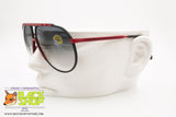 SFEROFLEX mod. 9518 T77 Aviator Sunglasses oversize, black red, New Old Stock 1980s