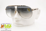 SFEROFLEX mod. 9518 102 Aviator Sunglasses oversize, matt silver golden, New Old Stock 1980s