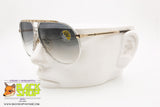 SFEROFLEX mod. 9518 102 Aviator Sunglasses oversize, matt silver golden, New Old Stock 1980s