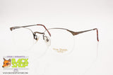 BEAU MONDE mod. Beaufort eyeglasses frame rimlles, aged color chiseled , New Old Stock 1980s