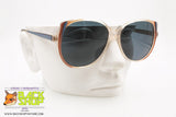 ESSENCE by INDO mod. 474 Blue/Dark Vintage Sunglasses round women, Frame Hong Kong, New Old Stock 1980s