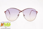 C.I. DONNA mod. 8070 D Vintage Sunglasses women, red & white marbled asymmetrical, New Old Stock 1980s