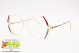 ESSENCE by INDO mod. 748 Vintage NOS women's eyeglass frame geometric, Frame Hong Kong, New Old Stock