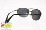 LE CLUB Actif mod. STAN ne/ne Vintage Sunglasses, black aviator, New Old Stock 1990s