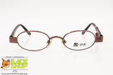 O-SIX mod. 015 18 Oval little eyeglasses frame thick end pieces, Hand Made in Italy, New Old Stock