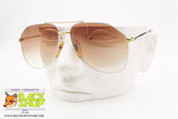 DESIL mod. CLUB Vintage Sunglasses aviator pilot, golden & silver, New Old Stock 1980s