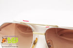 DESIL mod. CLUB Vintage Sunglasses aviator pilot, golden & silver, New Old Stock 1980s