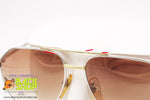 DESIL mod. CLUB Vintage Sunglasses aviator pilot, golden & silver, New Old Stock 1980s