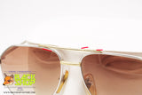 DESIL mod. CLUB Vintage Sunglasses aviator pilot, golden & silver, New Old Stock 1980s