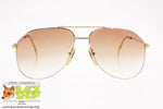 DESIL mod. CLUB Vintage Sunglasses aviator pilot, golden & silver, New Old Stock 1980s