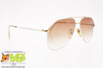 DESIL mod. CLUB Vintage Sunglasses aviator pilot, golden & silver, New Old Stock 1980s