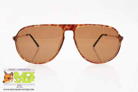 VIENNALINE mod. 1551 12 Vintage pilot Sunglasses, inlaid pattern, New Old Stock 1980s