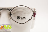 O-SIX GLASSES mod. 043 Vintage Retro rhombus frame, Hand Made in Italy, New Old Stock