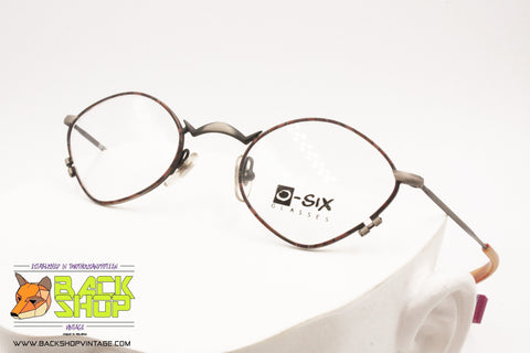 O-SIX GLASSES mod. 043 Vintage Retro rhombus frame, Hand Made in Italy, New Old Stock