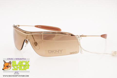 DKNY 7250S 717 Women's futuristic mask Sunglasses, Vintage 90s sunglasses, Deadstock