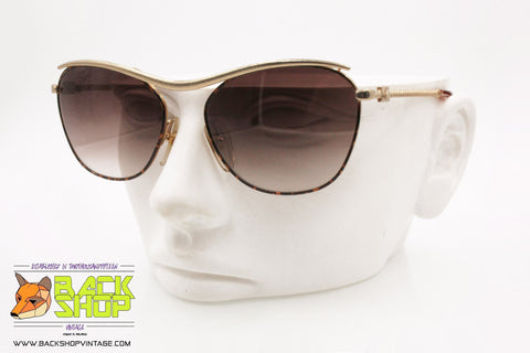 CHRISTIAN LACROIX mod. 7365 41 Vintage sunglasses, lavish golden & tortoise, New Old Stock