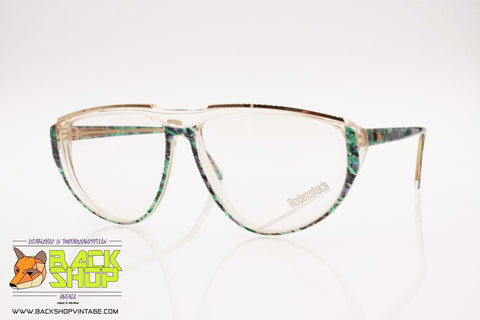 RODENSTOCK Lifestyle 7022, Vintage glasses frame, Half lunettes lenses sea colors, New Old Stock