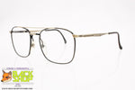NBA by SOCIETY OPTIKS mod. N866-397 Vintage eyeglass frame aviator, Black & Gold, New Old Stock 1980s