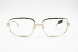 Authentic 1950s Metalflex 12K Golden plated squared eyeglass frame, Italian vintage old glasses, Dead stock