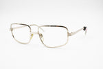 Authentic 1950s Metalflex 12K Golden plated squared eyeglass frame, Italian vintage old glasses, Dead stock