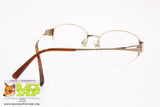 SEIKO mod. T231 001 Vintage eyeglass frame oval half rimmed nylor, Titanium material, Vintage Preowned