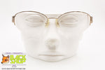 SEIKO mod. T231 001 Vintage eyeglass frame oval half rimmed nylor, Titanium material, Vintage Preowned