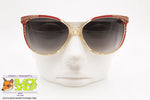 REGINE'S mod. ROUGE 672 Vintage Sunglasses, Hand Made Italy with leather, New old Stock 1980s