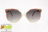 REGINE'S mod. ROUGE 672 Vintage Sunglasses, Hand Made Italy with leather, New old Stock 1980s