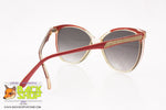 REGINE'S mod. ROUGE 672 Vintage Sunglasses, Hand Made Italy with leather, New old Stock 1980s