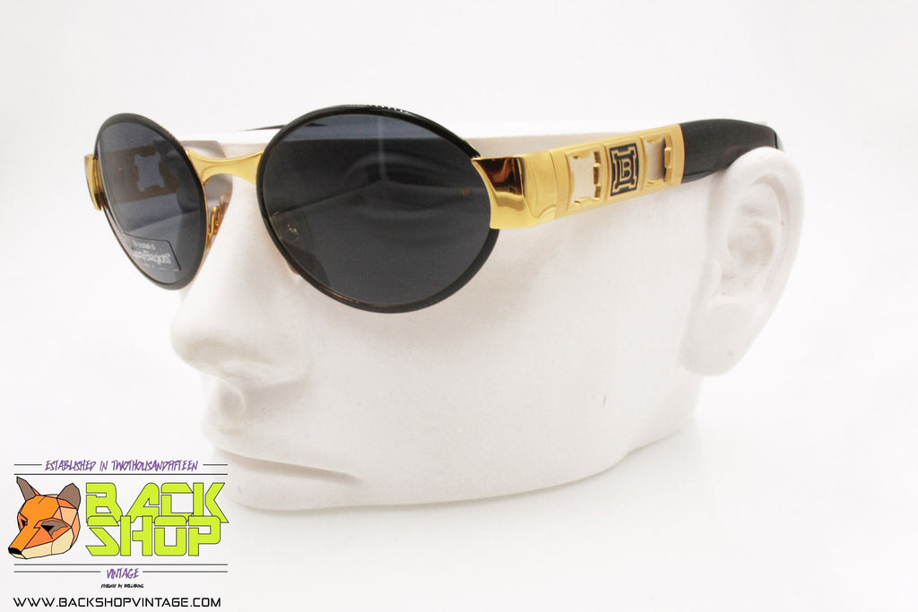 2 Paires De Lunettes De Soleil Ovales Vintage Rétro - Verres Gris Et Rouge, Monture Or - Petit Format Tendance Pour Femmes Et Hommes - 4