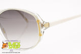 NATIONAL mod. 145-458 HEATHER Vintage Sunglasses women made in Israel, white & clear, New Old Stock 1990s