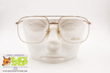 HILTON CLASS 006, Vintage luxury aviator frame eyeglass, 24KT gold plated,  New Old Stock