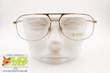 GALILEO mod. MEU-F13 Golden plated 24kt Aviator frame, 58[]14 140, New Old Stock 80s