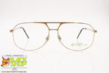 GALILEO mod. MEU-F13 Golden plated 24kt Aviator frame, 58[]14 140, New Old Stock 80s