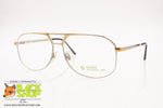 GALILEO mod. MEU-F13 Golden plated 24kt Aviator frame, 58[]14 140, New Old Stock 80s